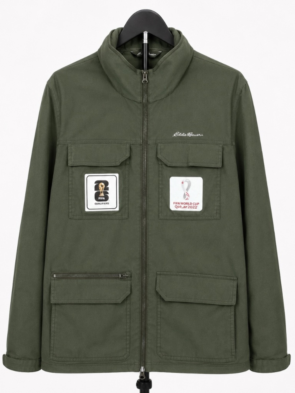 FIFA World Cup Qatar 2022 Eddie Bauer Jacket - Special Edition Custom Patchwork